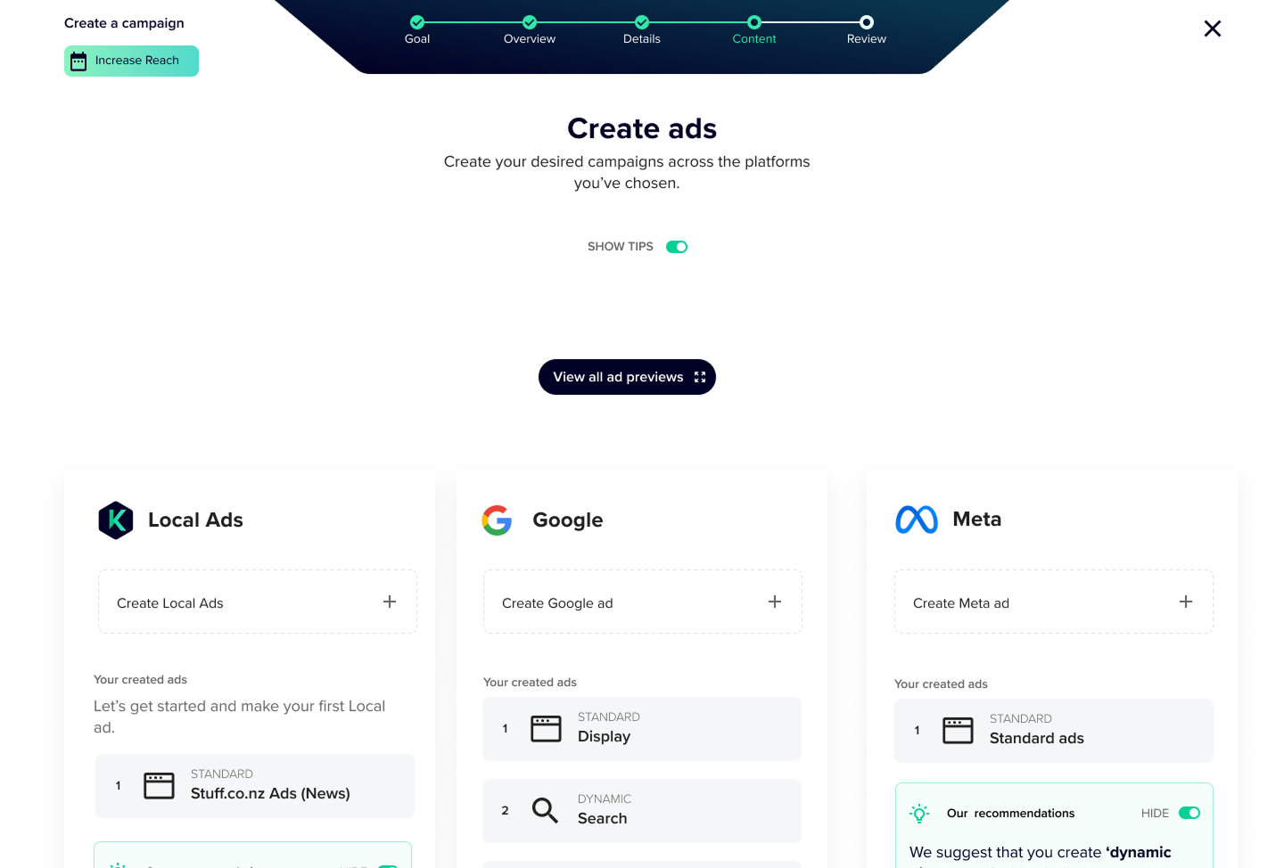 Final Kepla desktop UI � reporting and analytics view