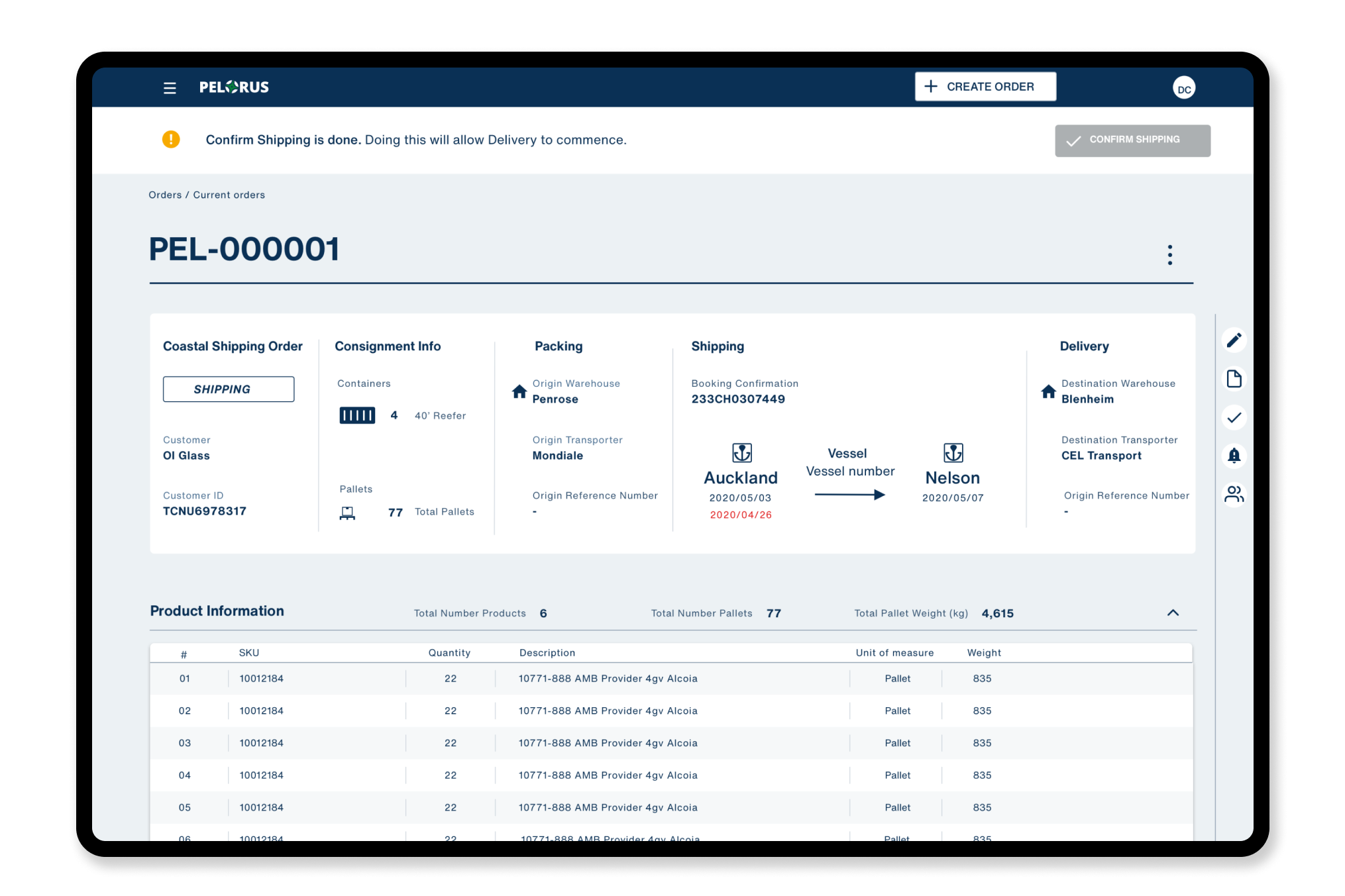 Dashboard page showing desktop and mobile views